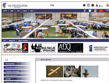 Tablet Screenshot of fis.pansa.pl